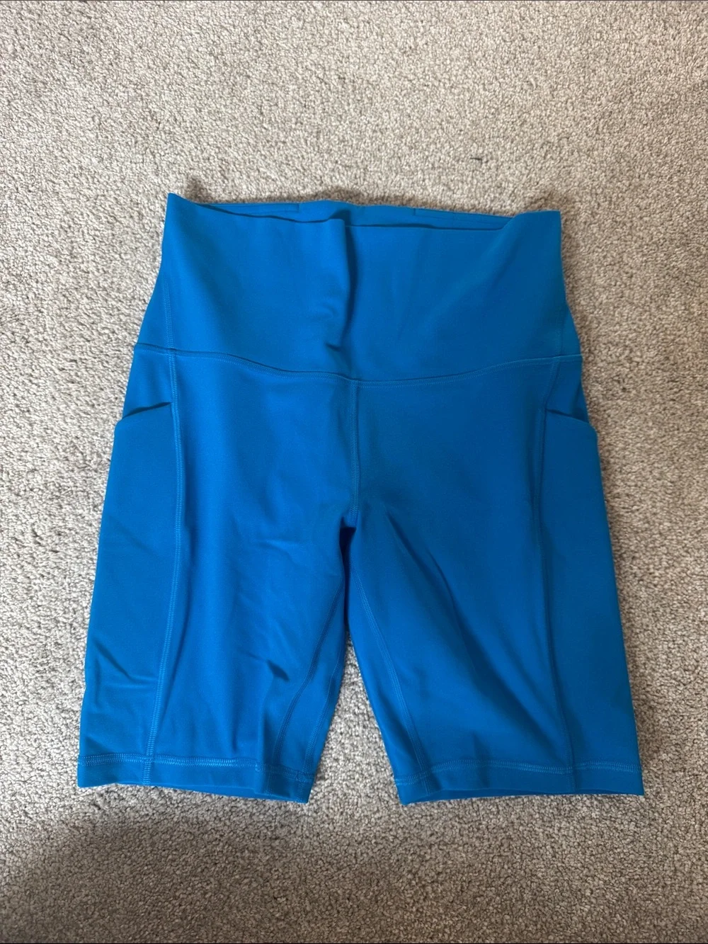 lululemon athletica Teal High-Rise Bike Shorts